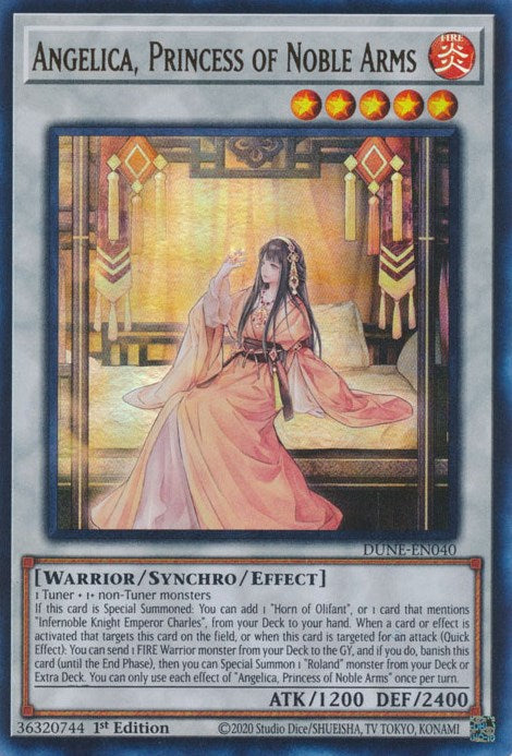 Angelica, Princess of Noble Arms [DUNE-EN040] Ultra Rare | Gear Gaming Bentonville