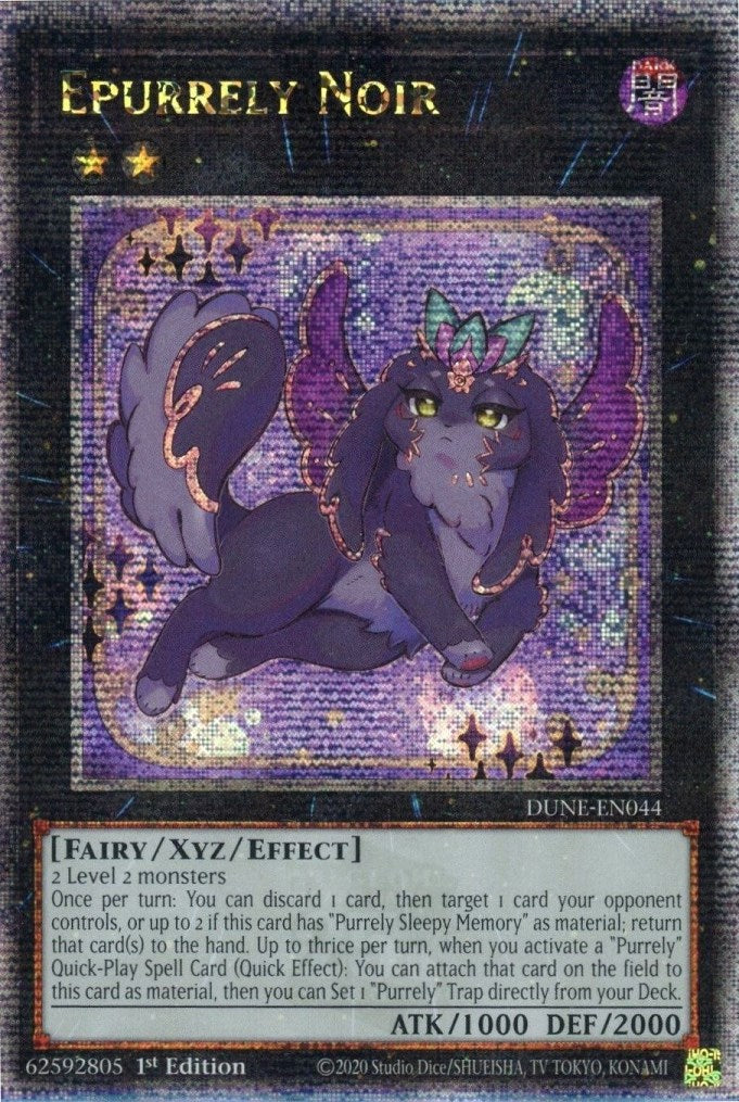 Epurrely Noir [DUNE-EN044] Quarter Century Secret Rare | Gear Gaming Bentonville