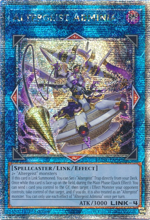 Altergeist Adminia [DUNE-EN047] Quarter Century Secret Rare | Gear Gaming Bentonville