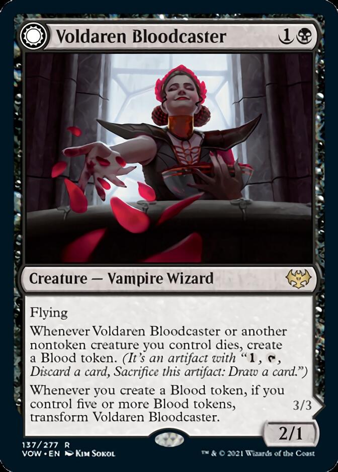 Voldaren Bloodcaster // Bloodbat Summoner [Innistrad: Crimson Vow] | Gear Gaming Bentonville