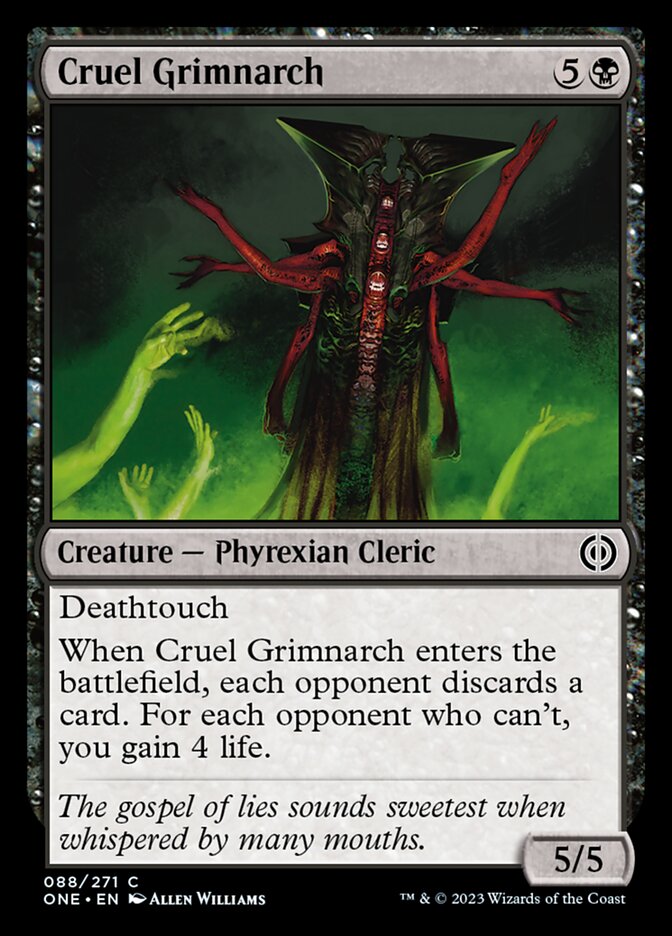 Cruel Grimnarch [Phyrexia: All Will Be One] | Gear Gaming Bentonville