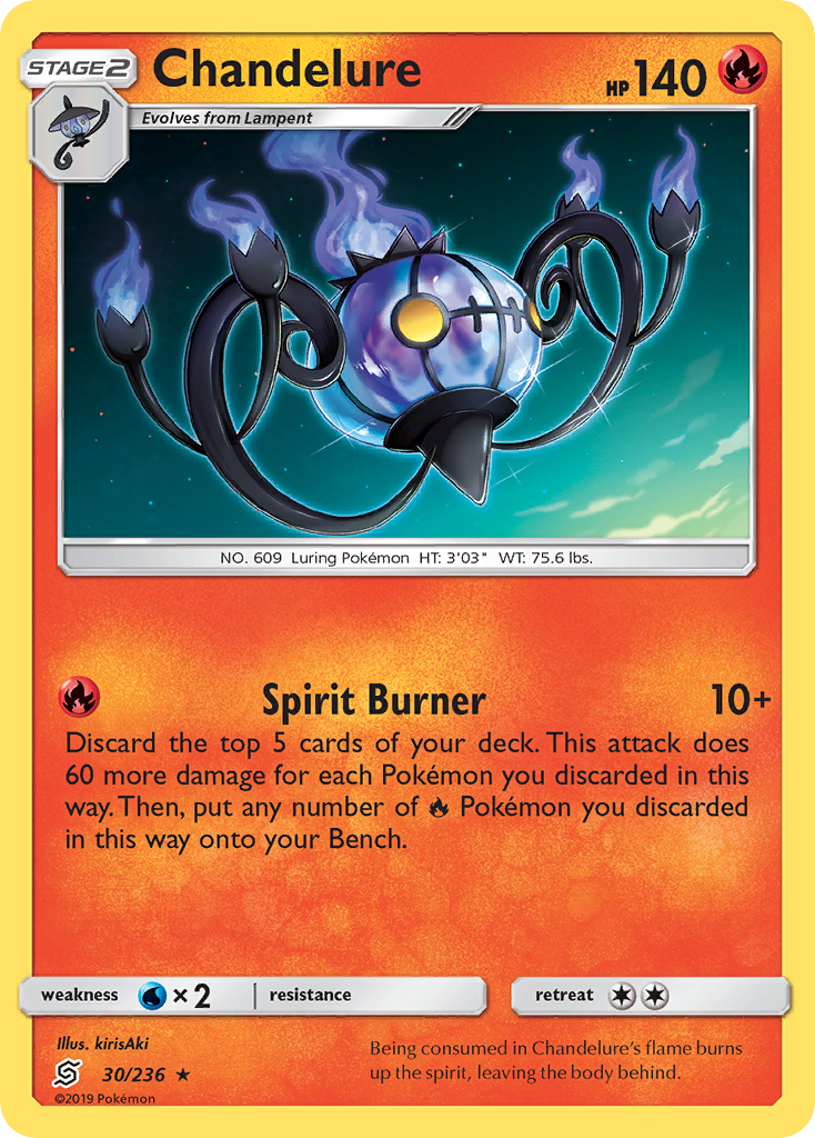 Chandelure (30/236) [Sun & Moon: Unified Minds] | Gear Gaming Bentonville