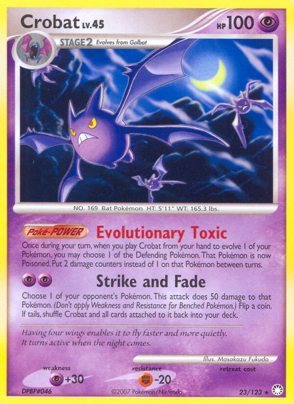 Crobat (23/123) [Diamond & Pearl: Mysterious Treasures] | Gear Gaming Bentonville