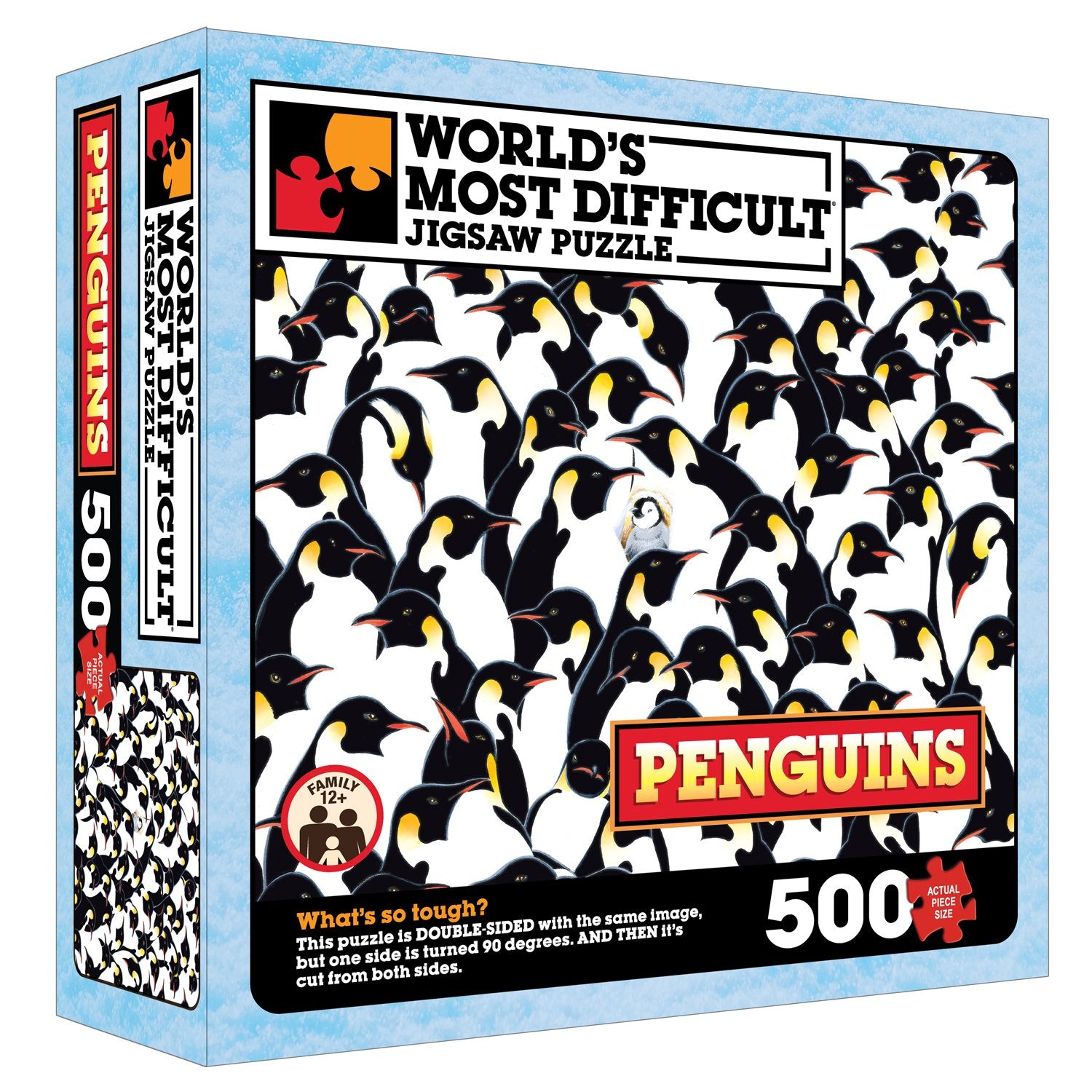 World’s Most Difficult Jigsaw Puzzle – Penguins – Double Sided Puzzle – 15 in | Gear Gaming Bentonville