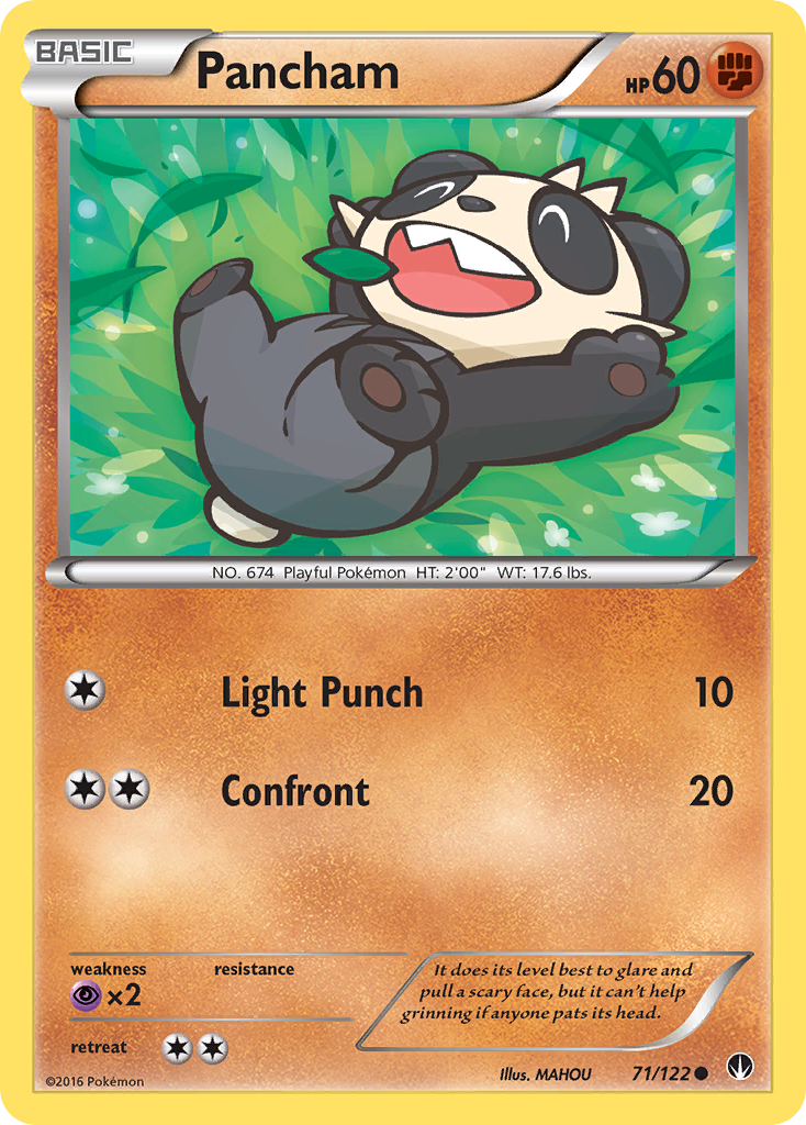 Pancham (71/122) [XY: BREAKpoint] | Gear Gaming Bentonville