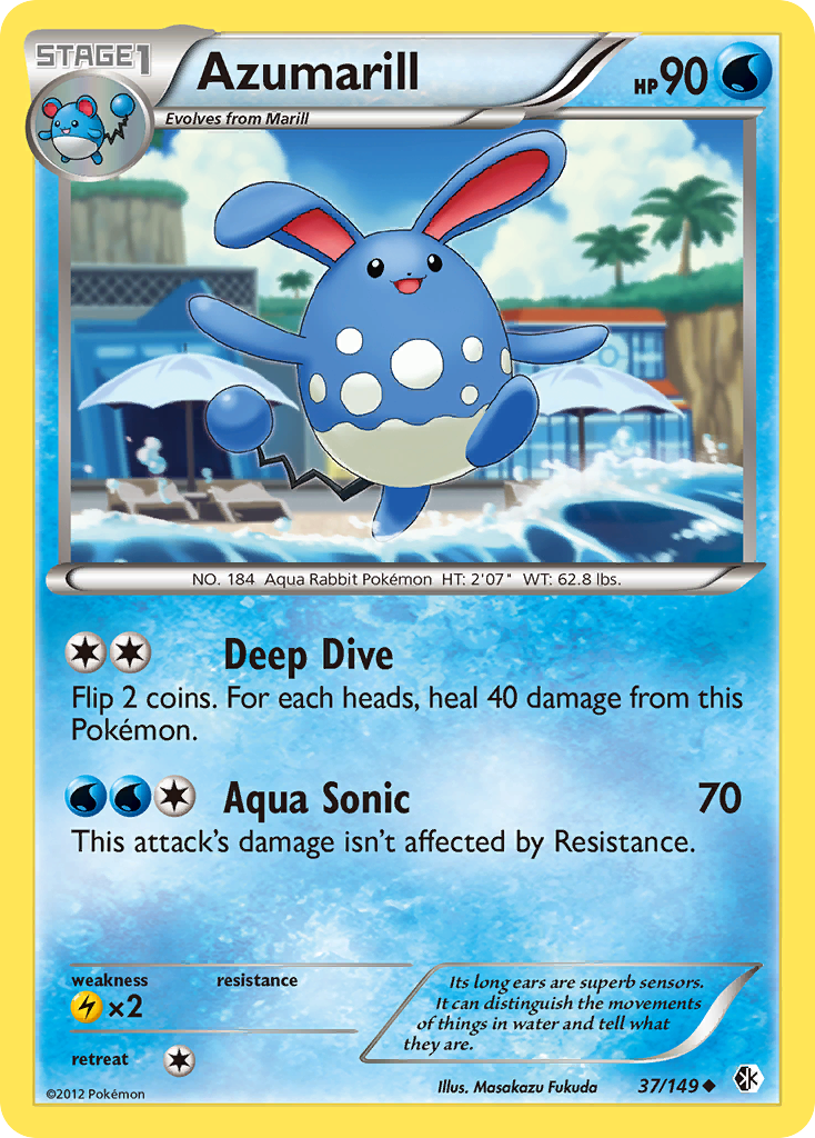 Azumarill (37/149) [Black & White: Boundaries Crossed] | Gear Gaming Bentonville