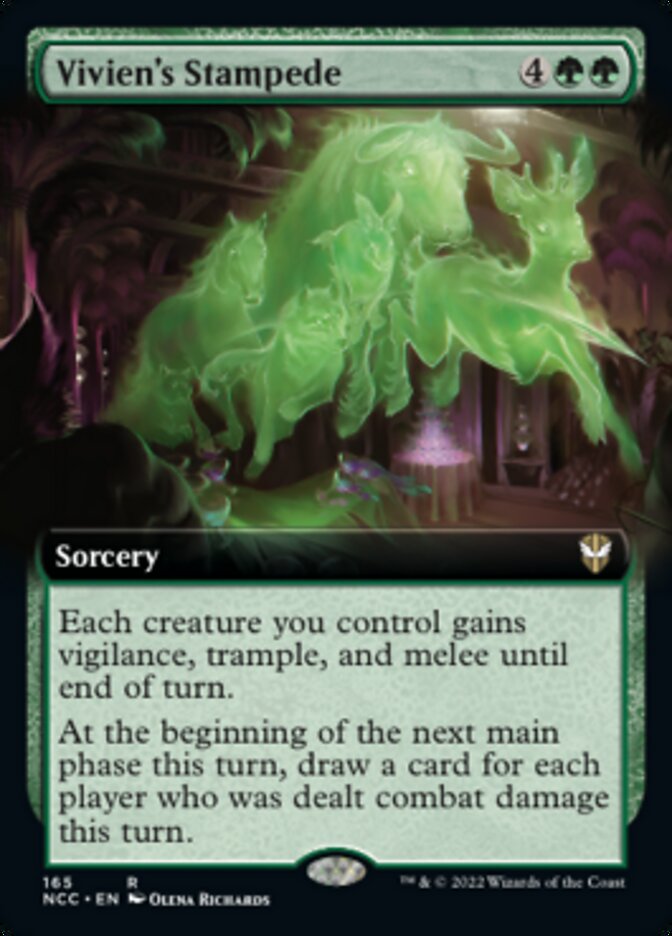 Vivien's Stampede (Extended Art) [Streets of New Capenna Commander] | Gear Gaming Bentonville