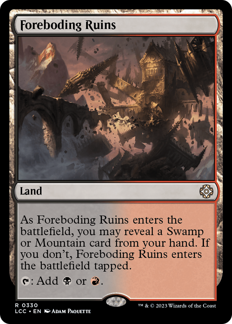 Foreboding Ruins [The Lost Caverns of Ixalan Commander] | Gear Gaming Bentonville
