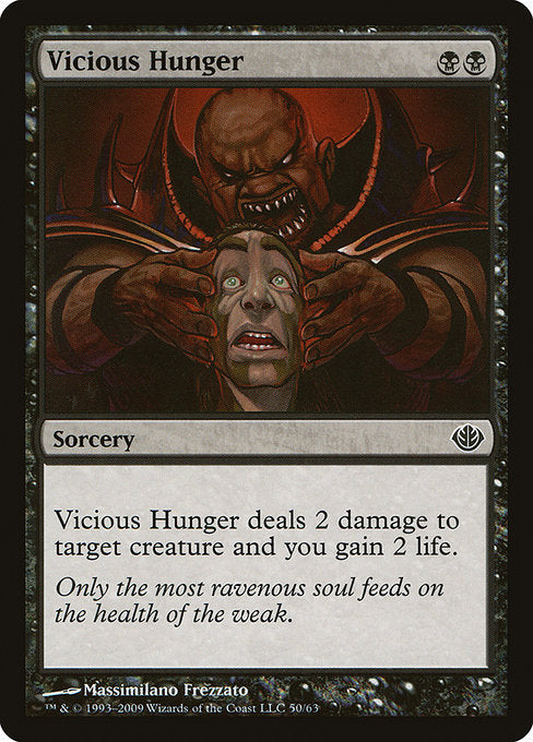 Vicious Hunger [Duel Decks: Garruk vs. Liliana] | Gear Gaming Bentonville