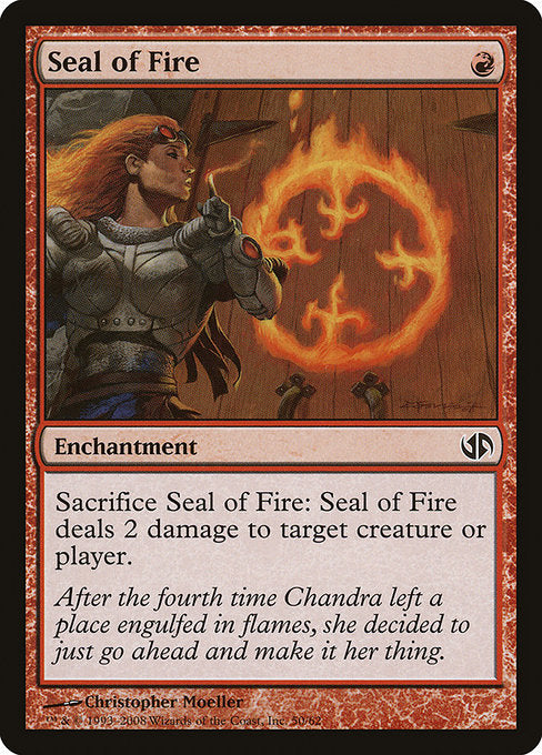 Seal of Fire [Duel Decks: Jace vs. Chandra] | Gear Gaming Bentonville