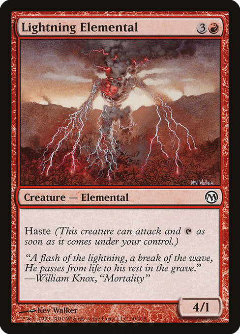 Lightning Elemental [Duels of the Planeswalkers] | Gear Gaming Bentonville