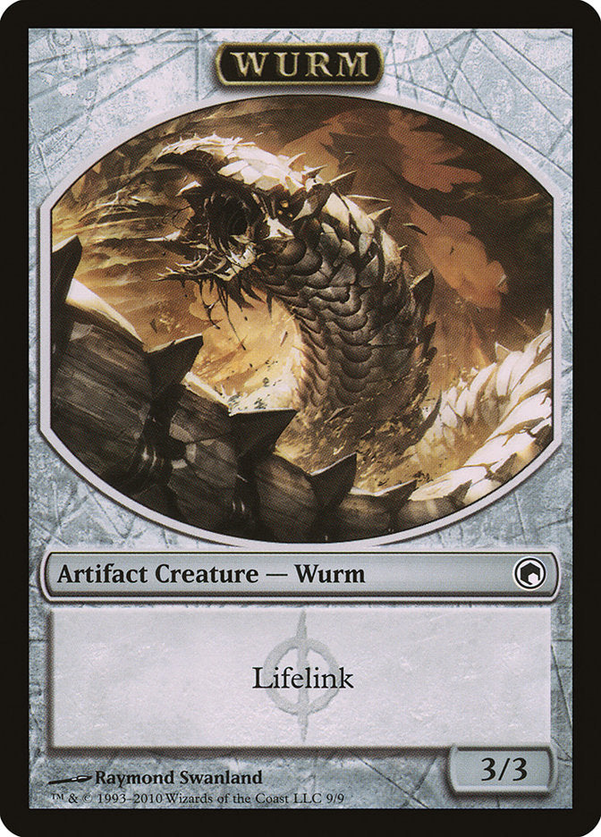 Wurm (Lifelink) [Scars of Mirrodin Tokens] | Gear Gaming Bentonville