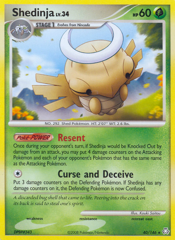 Shedinja (40/146) [Diamond & Pearl: Legends Awakened] | Gear Gaming Bentonville