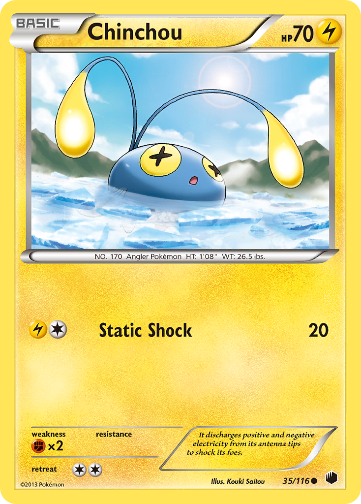 Chinchou (35/116) [Black & White: Plasma Freeze] | Gear Gaming Bentonville