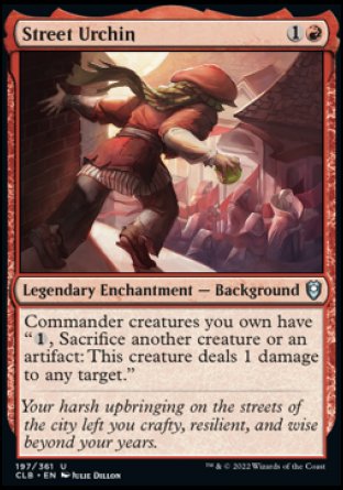 Street Urchin [Commander Legends: Battle for Baldur's Gate] | Gear Gaming Bentonville