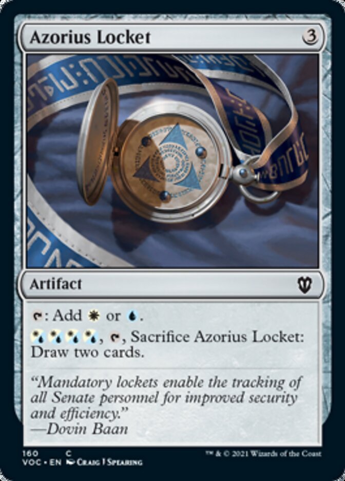 Azorius Locket [Innistrad: Crimson Vow Commander] | Gear Gaming Bentonville