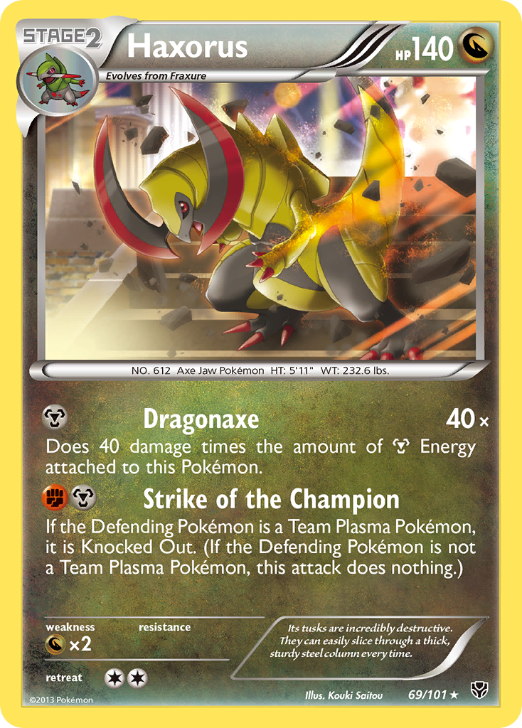 Haxorus (69/101) [Black & White: Plasma Blast] | Gear Gaming Bentonville