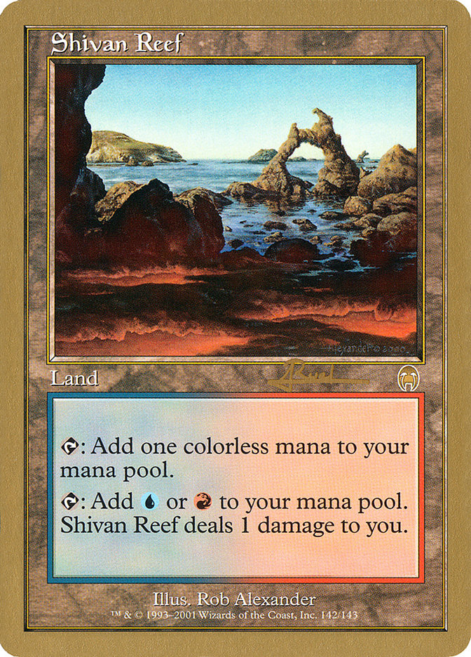 Shivan Reef (Antoine Ruel) [World Championship Decks 2001] | Gear Gaming Bentonville
