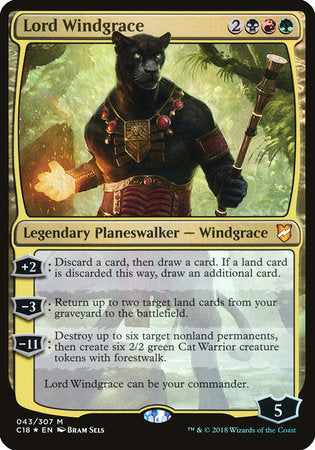 Lord Windgrace (Commander 2018) [Oversize Cards] | Gear Gaming Bentonville