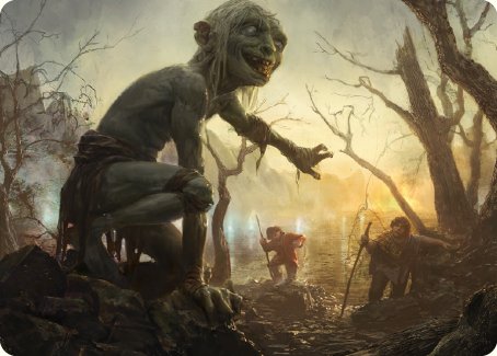 Smeagol, Helpful Guide Art Card [The Lord of the Rings: Tales of Middle-earth Art Series] | Gear Gaming Bentonville