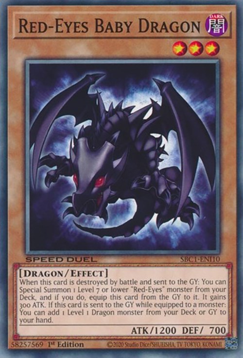 Red-Eyes Baby Dragon [SBC1-ENI10] Common | Gear Gaming Bentonville