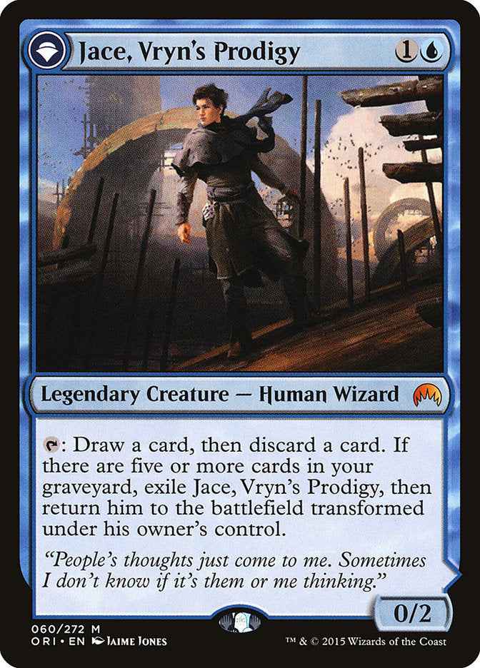 Jace, Vryn's Prodigy // Jace, Telepath Unbound [Magic Origins] | Gear Gaming Bentonville