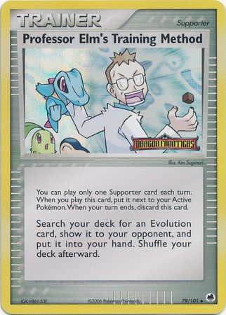 Professor Elm's Training Method (79/101) (Stamped) [EX: Dragon Frontiers] | Gear Gaming Bentonville