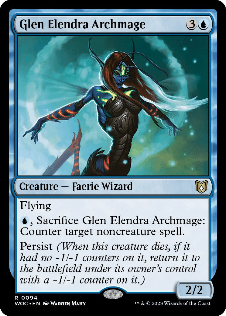 Glen Elendra Archmage [Wilds of Eldraine Commander] | Gear Gaming Bentonville