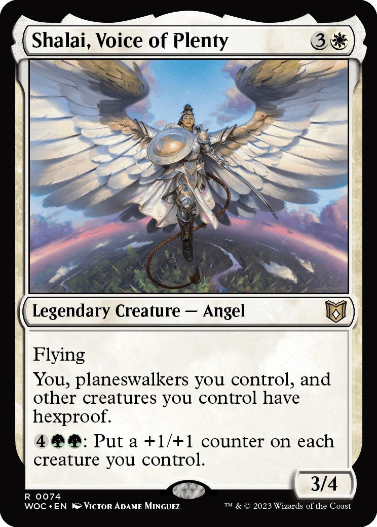 Shalai, Voice of Plenty [Wilds of Eldraine Commander] | Gear Gaming Bentonville