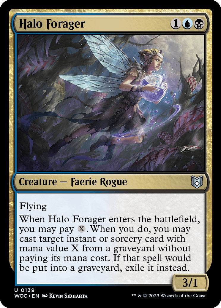 Halo Forager [Wilds of Eldraine Commander] | Gear Gaming Bentonville