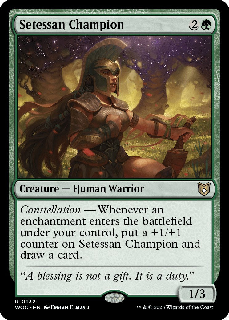 Setessan Champion [Wilds of Eldraine Commander] | Gear Gaming Bentonville