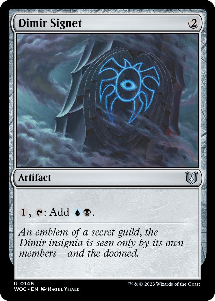 Dimir Signet [Wilds of Eldraine Commander] | Gear Gaming Bentonville