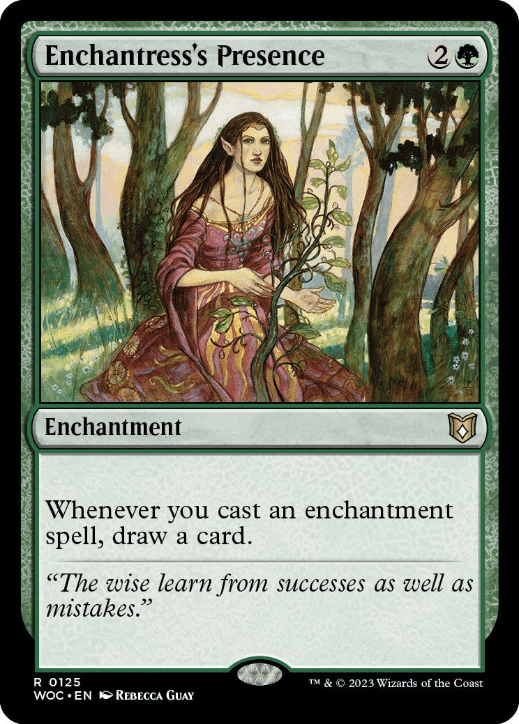 Enchantress's Presence [Wilds of Eldraine Commander] | Gear Gaming Bentonville