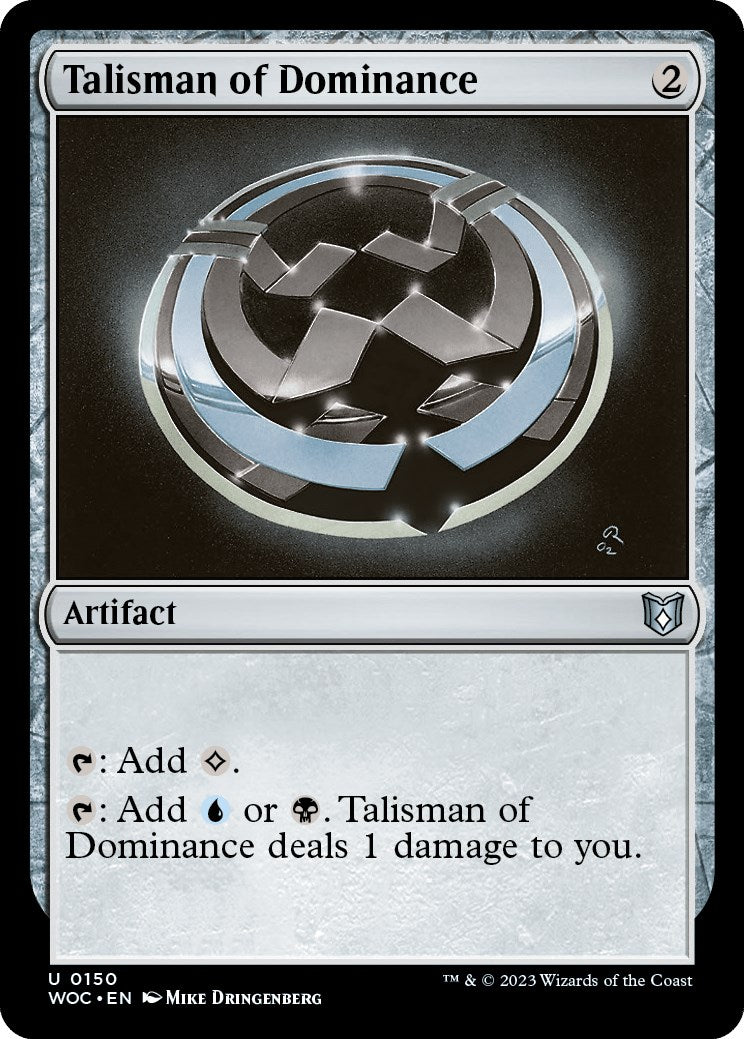 Talisman of Dominance [Wilds of Eldraine Commander] | Gear Gaming Bentonville