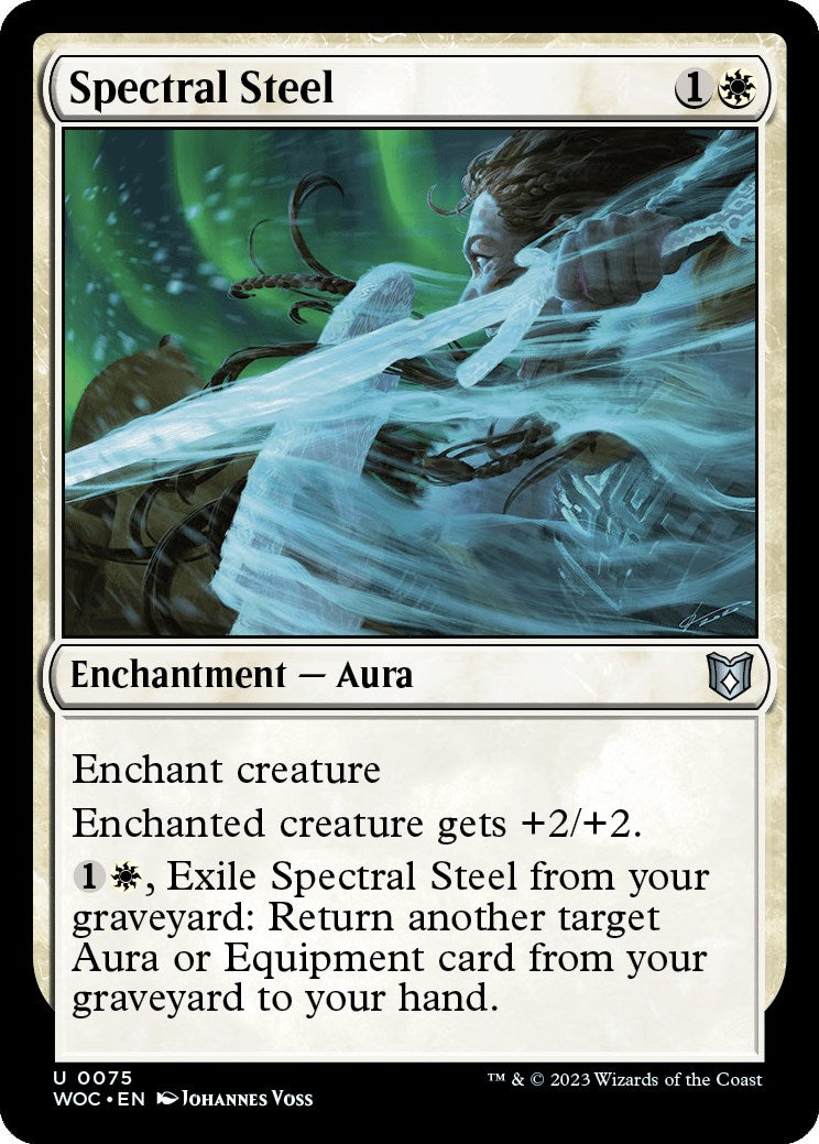 Spectral Steel [Wilds of Eldraine Commander] | Gear Gaming Bentonville