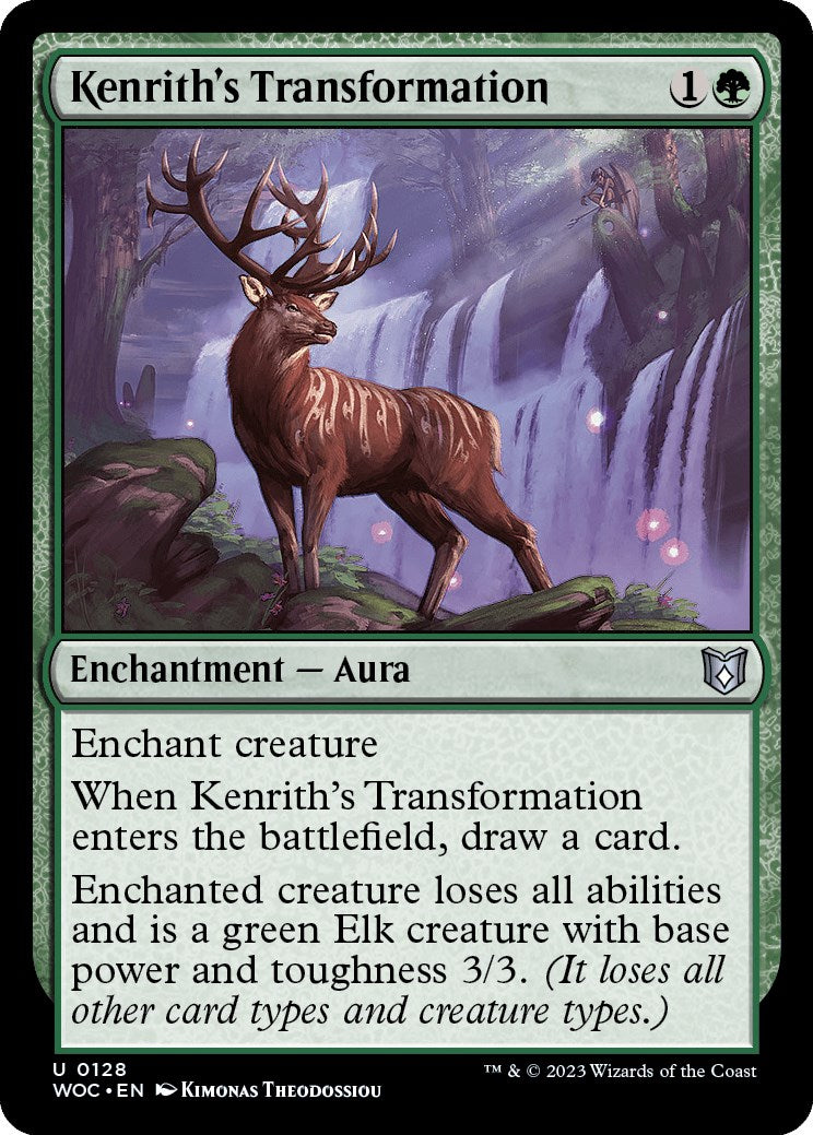 Kenrith's Transformation [Wilds of Eldraine Commander] | Gear Gaming Bentonville