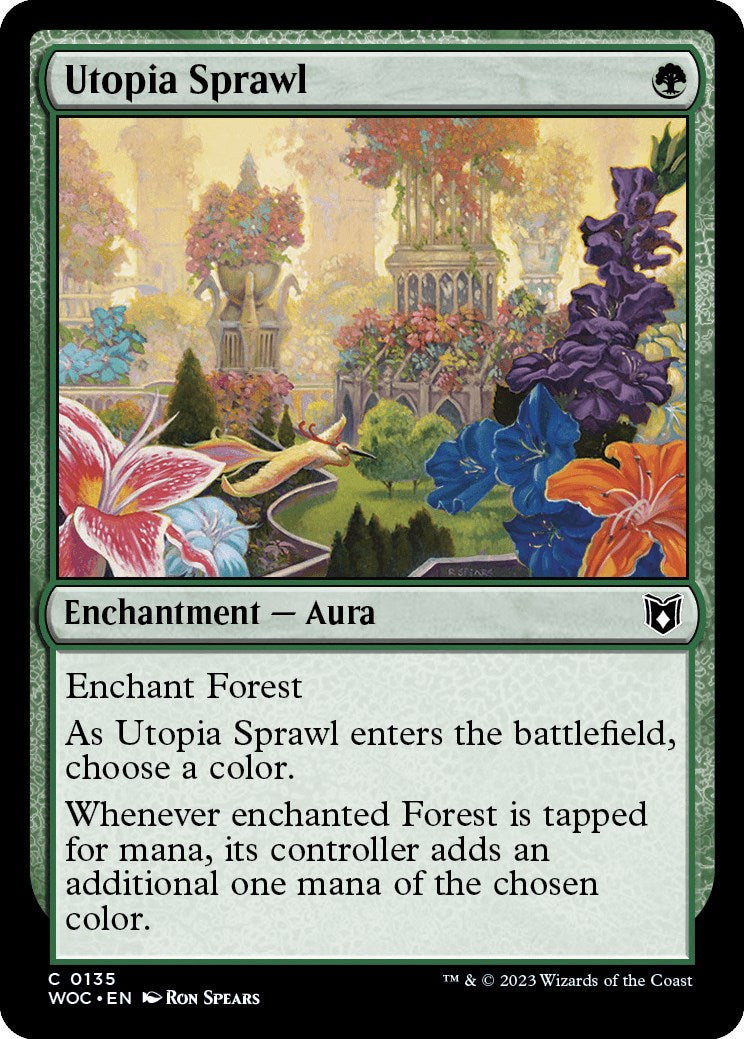 Utopia Sprawl [Wilds of Eldraine Commander] | Gear Gaming Bentonville