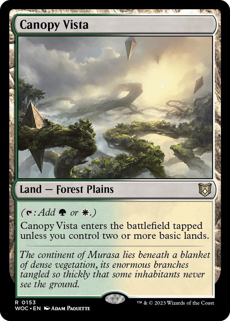 Canopy Vista [Wilds of Eldraine Commander] | Gear Gaming Bentonville