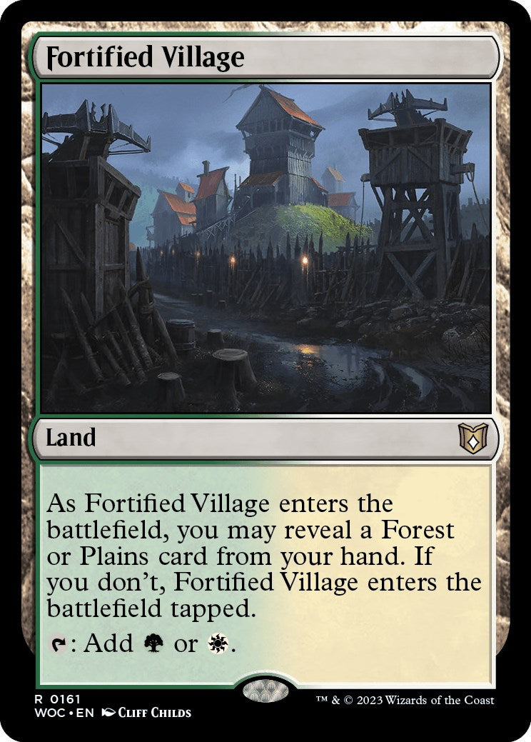 Fortified Village [Wilds of Eldraine Commander] | Gear Gaming Bentonville