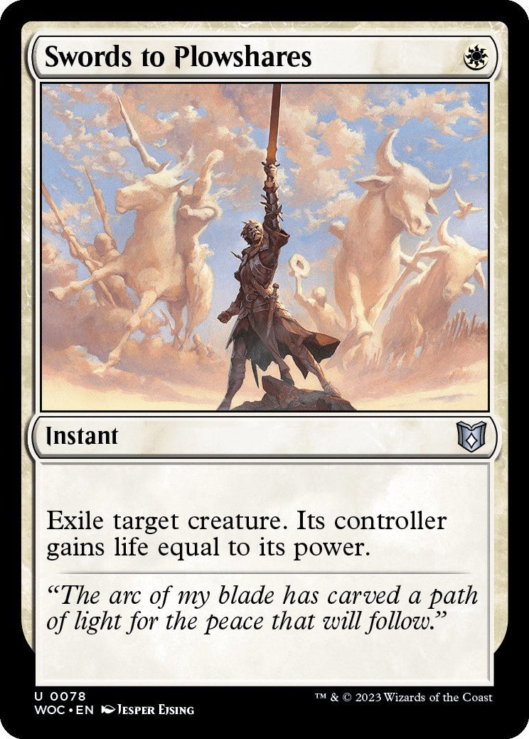 Swords to Plowshares [Wilds of Eldraine Commander] | Gear Gaming Bentonville