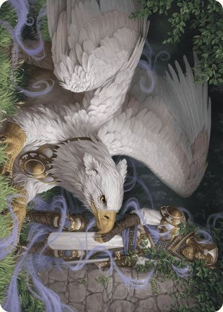 Dutiful Griffin Art Card [Wilds of Eldraine Art Series] | Gear Gaming Bentonville