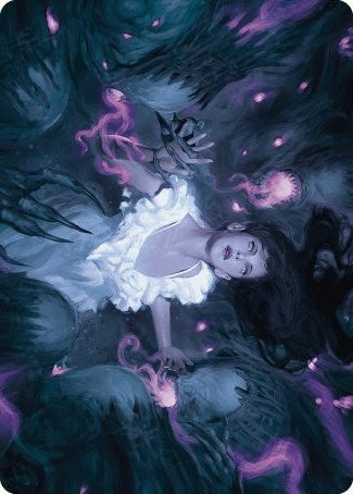 Neva, Stalked by Nightmares Art Card [Wilds of Eldraine Art Series] | Gear Gaming Bentonville