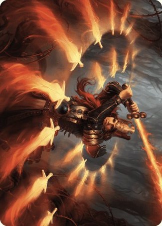 Heartflame Duelist Art Card [Wilds of Eldraine Art Series] | Gear Gaming Bentonville