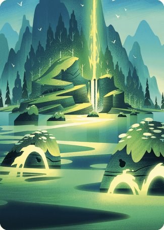 Leyline of Abundance Art Card [Wilds of Eldraine Art Series] | Gear Gaming Bentonville