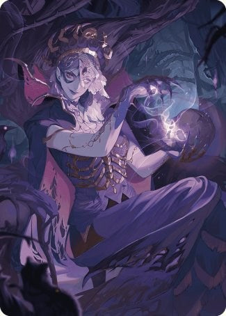 Necropotence Art Card [Wilds of Eldraine Art Series] | Gear Gaming Bentonville