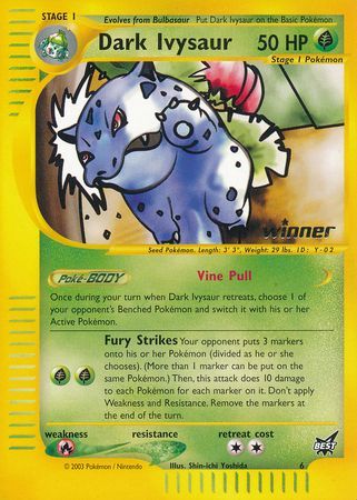 Dark Ivysaur (6) (Winner) [Best of Promos] | Gear Gaming Bentonville