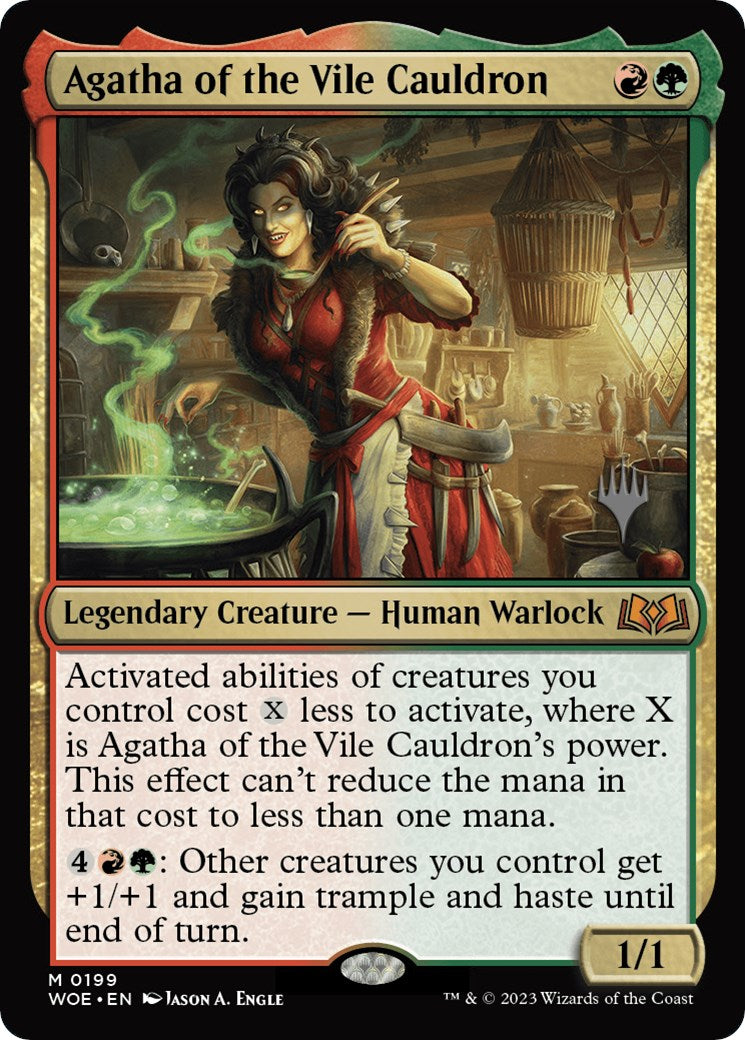 Agatha of the Vile Cauldron (Promo Pack) [Wilds of Eldraine Promos] | Gear Gaming Bentonville