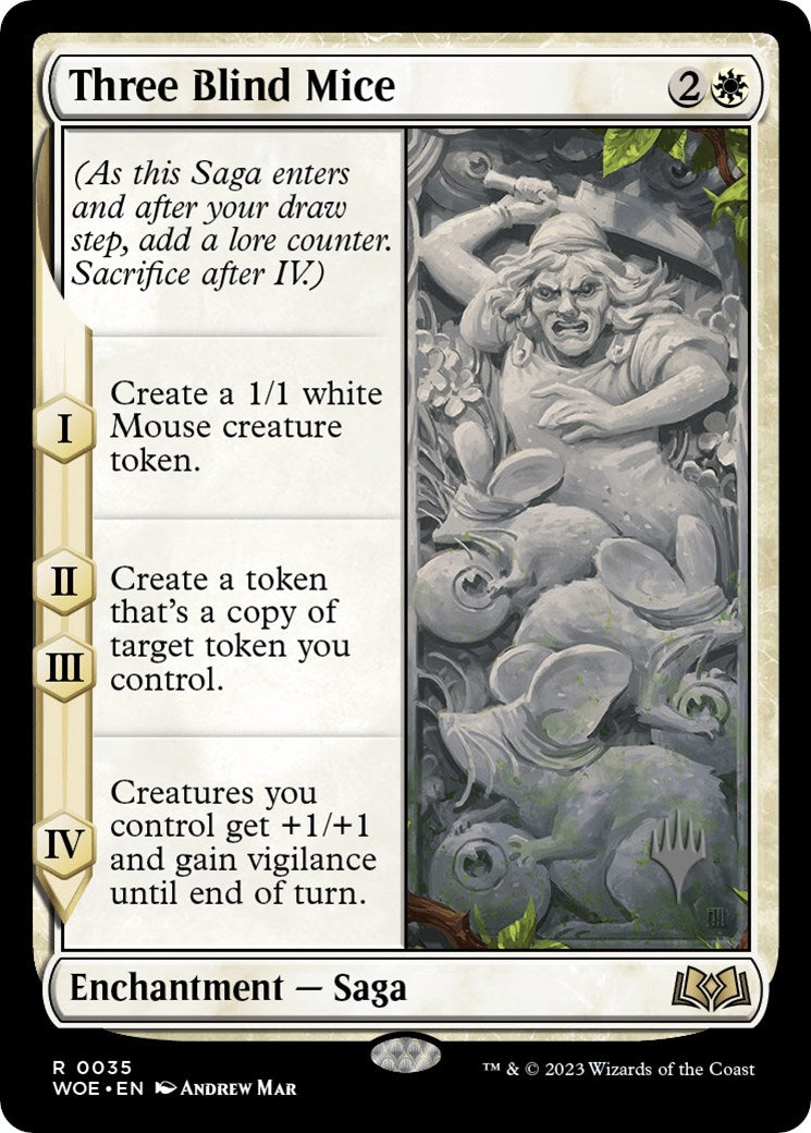 Three Blind Mice (Promo Pack) [Wilds of Eldraine Promos] | Gear Gaming Bentonville