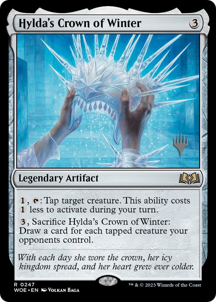 Hylda's Crown of Winter (Promo Pack) [Wilds of Eldraine Promos] | Gear Gaming Bentonville