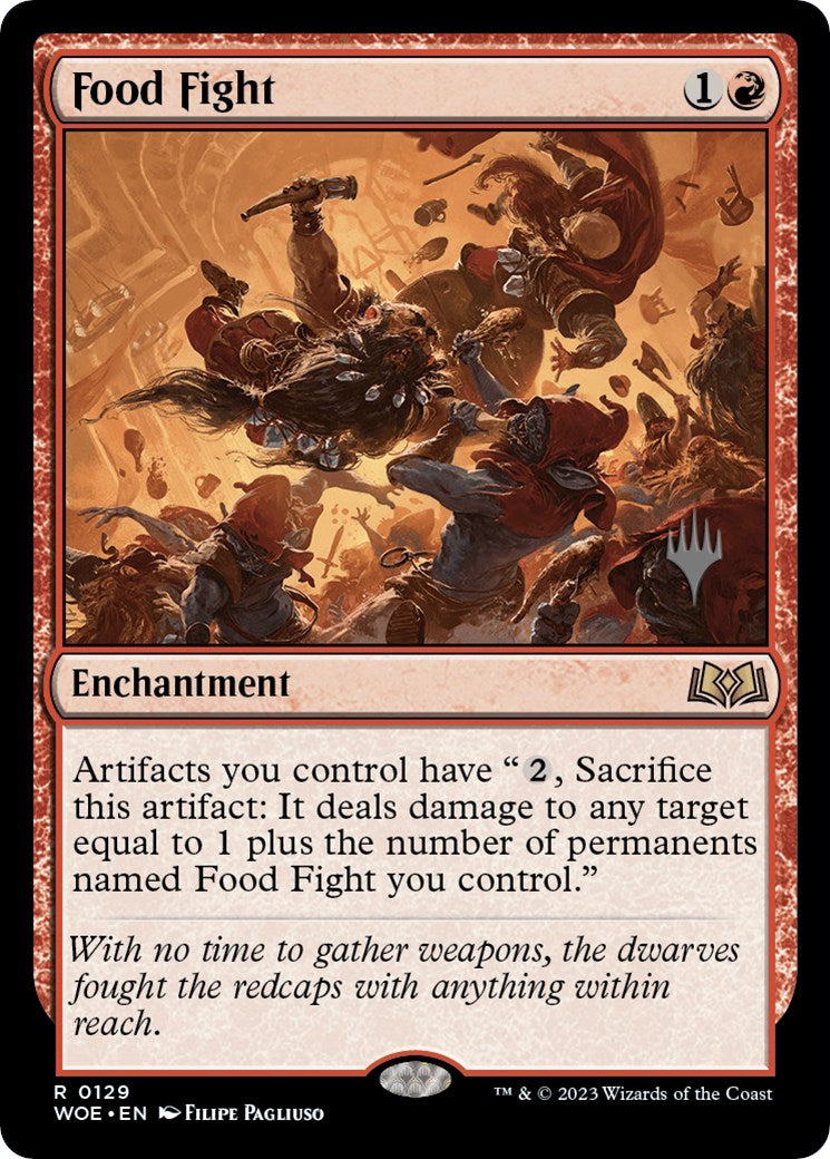 Food Fight (Promo Pack) [Wilds of Eldraine Promos] | Gear Gaming Bentonville